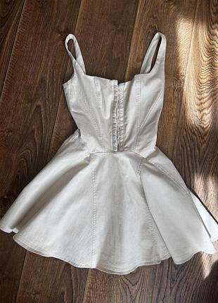 Корсетна сукня котонова ,zara розмір xs,в гарному стані