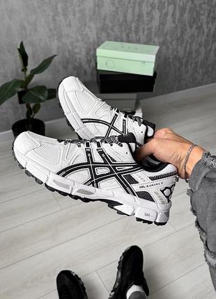 Asics gel-kahana 8 white/black 7