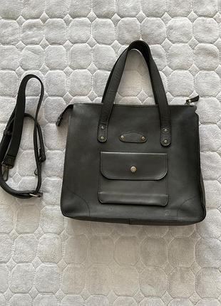Сумка шкіряна