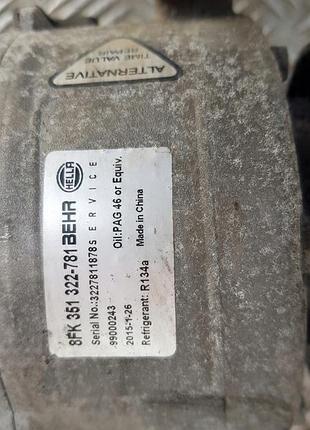 Компресор кондиціонера audi a4 b6 8fk351322-781 5