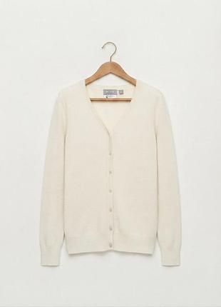 Шовковий кардиган шовк молочний світлий кардиган galeria seide cashmere