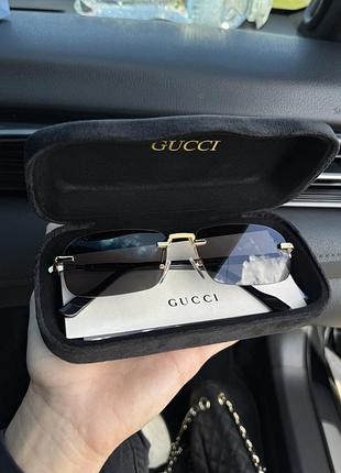 Сонцезахисні окуляри gucci gg1221s преміум якості сірі градієнт серые градиент гучі гуччи 001 очки для солнца солнцезащитные очки солнечные сонячні