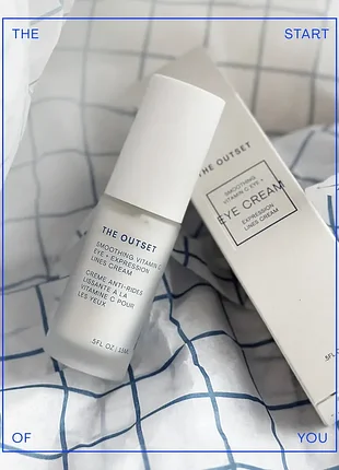 The outset smoothing vitamin c eye + expression lines cream 15ml