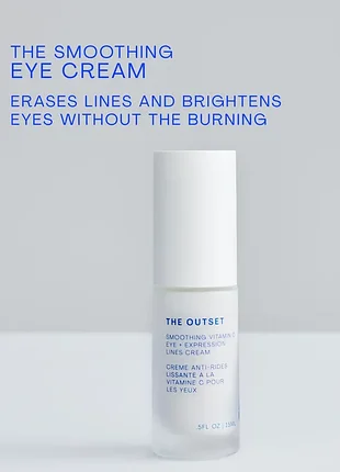 The outset smoothing vitamin c eye + expression lines cream 15ml 3