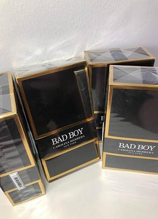 Парфуми carolina herrera bad boy чоловічий аромат кароліна еррера бед бой 120мл