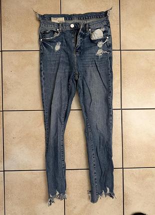 Джинси pinko jean “taylor” high-rise skinny з рваними елементами