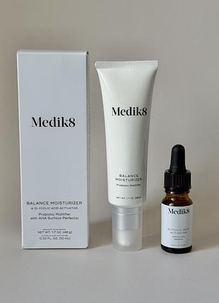 Medik8 - balance moisturiser with glycolic acid activator - зволожувальний матуючий крем із гліколевим активатором