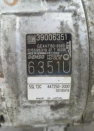 Компрессор кондиционера corsa e 1.3cdti 39006351 3