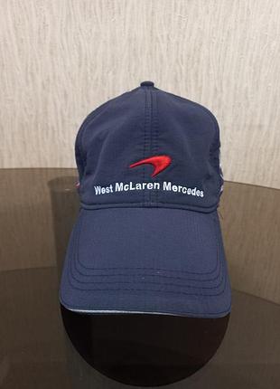 Винтажная теплая кепка west mclaren mercedes
