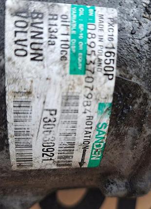 Компрессор кондиционера volvo oe 30630921 3
