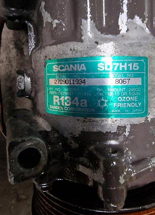 Компрессор кондиционера scania compressor r 1412263 5