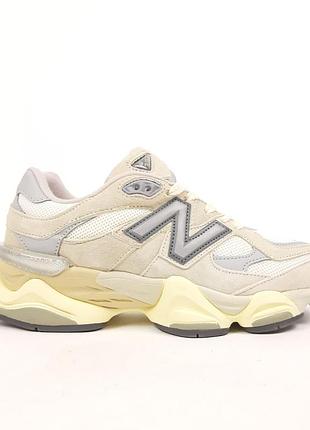Balance 9060 серые на лимонной подошве 2