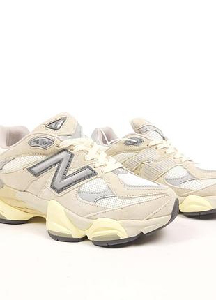Balance 9060 серые на лимонной подошве 3