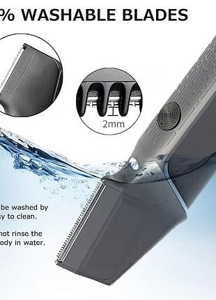 Професійна машинка для стрижки волосся для бороди titanium trim для чоловіків з лезами з нержавіючої стал 4