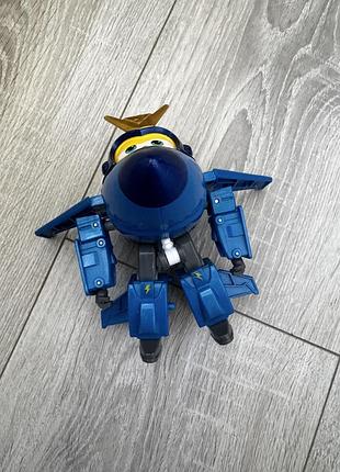 Ігрова фігурка-трансформер super wings transform-a-bots  jerome / джером літак трансформер супер-крила. 4