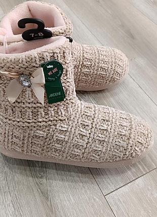 Женские тёплые тапочки сапожки ardene канада размер 37/38
