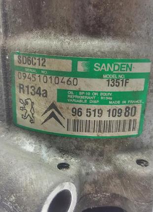 Компресор кондиціонера citroen c4 1.6b 9651910980 6