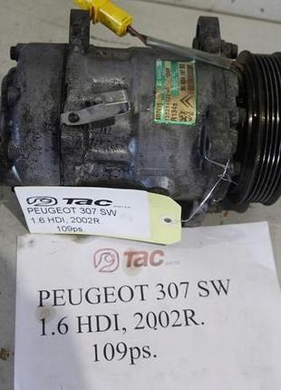 Компресор кондиціонера peugeot 307 1.6 hdi 9646416780