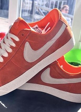 Nike blazer low / sb blazer в оранжевому кольорі! 🍊👟