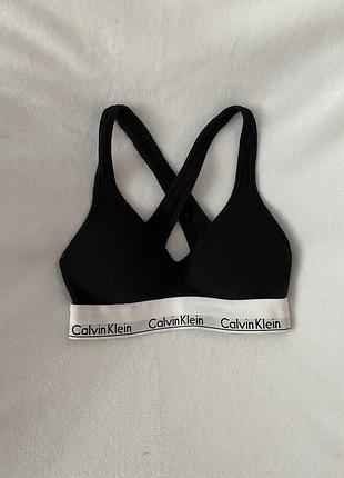 Пуш-ап топ жіночий чорний calvin klein, xs