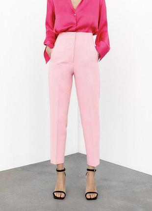 Брюки zara висока посадка