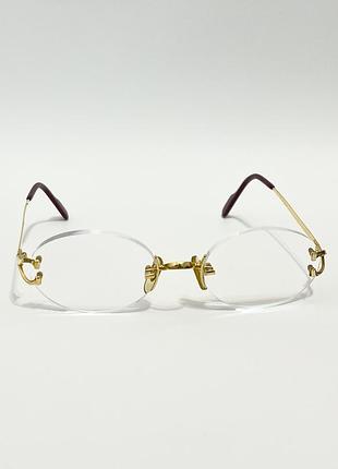 Золоті окуляри cartier 2