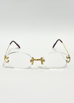 Золоті окуляри cartier 5