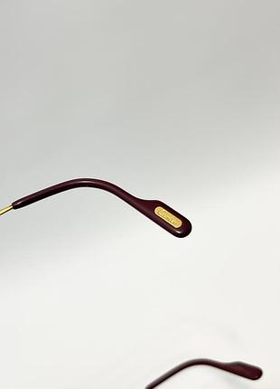 Золоті окуляри cartier 6