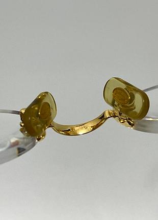 Золоті окуляри cartier 10