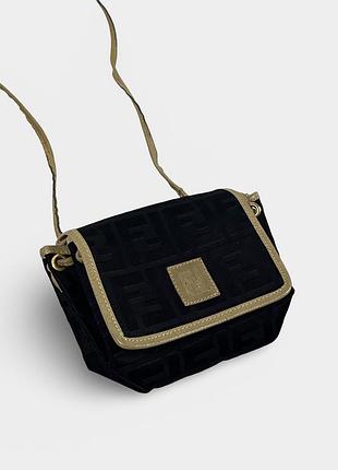 Вінтажна монограмна сумка fendi 2