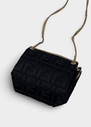 Вінтажна монограмна сумка fendi 4