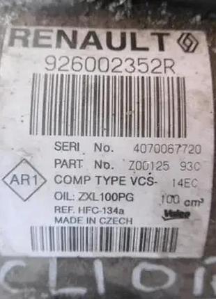 Компрессор кондиционера renault clio iv