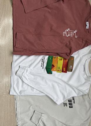 Футболки zara з довгим рукавом, розмір 11–12 років, на зріст 152 см.