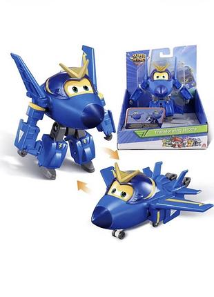 Ігрова фігурка-трансформер super wings transform-a-bots  jerome / джером літак трансформер супер-крила.