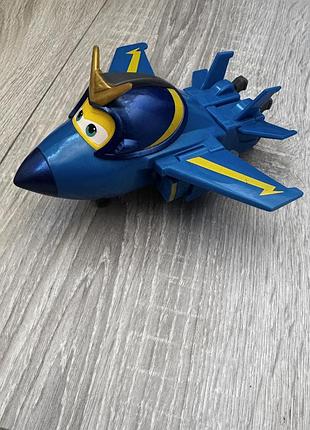 Ігрова фігурка-трансформер super wings transform-a-bots  jerome / джером літак трансформер супер-крила. 3