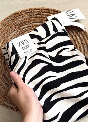 Новые эластичные брюки zara 6