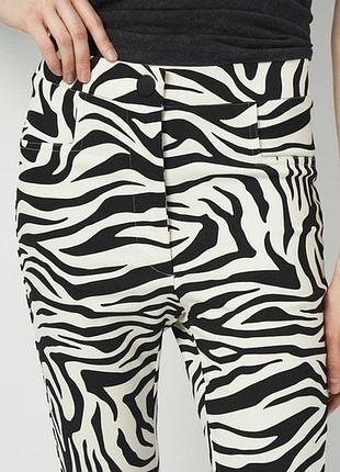 Новые эластичные брюки zara 7