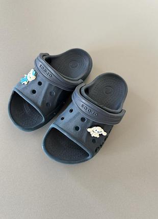 Crocs c8, шлепанці crocs, дитяче взуття 2