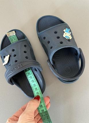Crocs c8, шлепанці crocs, дитяче взуття 7