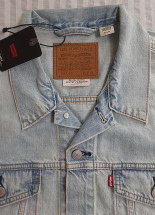 Куртка levis relaxed trucker jacket. original. нова. xl 4