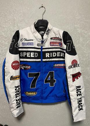 Мотокуртка polo high speed size xl mallboro kawasaki racing  harley