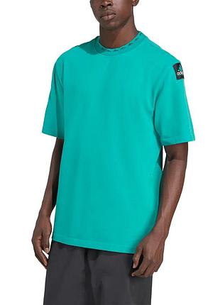 Оригінал спортивна чоловіча футболка adidas equipment t-shirt jv5822 оригинал адидас зелена повсякденна бірюзова літо для прогулянок стильна l