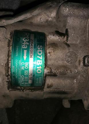 Компресор кондиціонера vw polo 1.6 sanden sd7b10