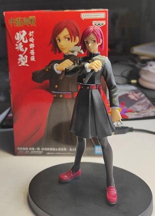 Аниме фигурка нобаная кугисаки магическая битва
banpresto jujutsu kaisen jukon no kata - nobara kugisaki (ver. a)