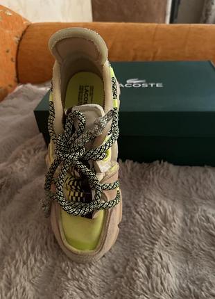 Кросівки чоловічі lacoste, 42 розмір, вдягнені один раз