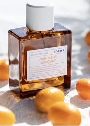 Туалетна вода korres cashmere kumquat 50 мл греція