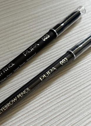 Олівець для брів pupa true eyebrow pencil, відтінок 003