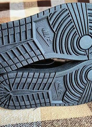 Кроссовки jordan 1 retro mid black 6