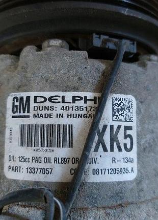 Компресор кондиціонера а opel 13377057 xk5 2