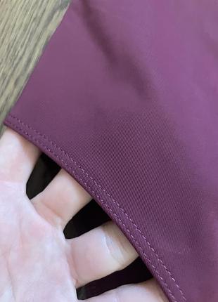 Еластичне боді zara кольору бургунді 5